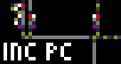 The PC incrementor control circuitry. It's 3 monostable circuits sending signals up to the PC with careful timing.